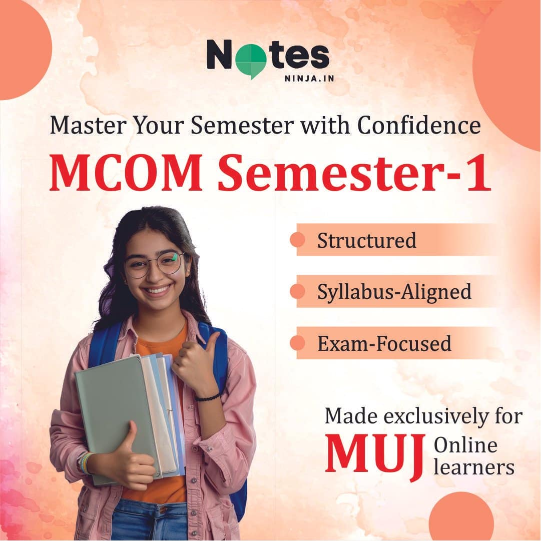 M.COM SEM 1