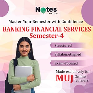 MBA SEM 4 – BANKING FINANCIAL SERVICES
