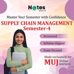 MBA SEM 4 – SUPPLY CHAIN MANAGEMENT