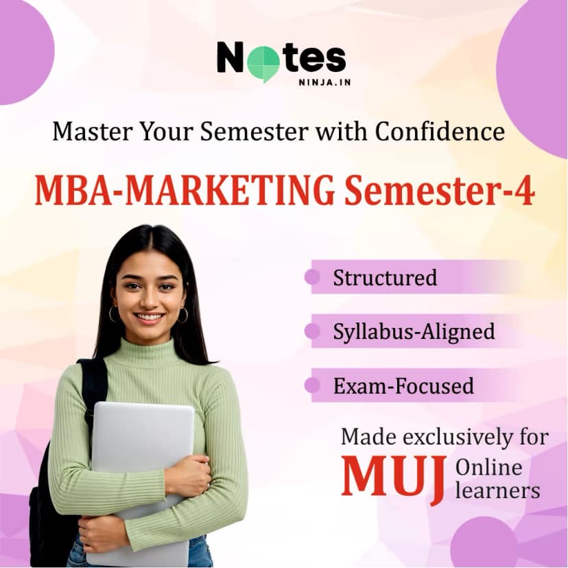 MBA SEM 4 - Marketing